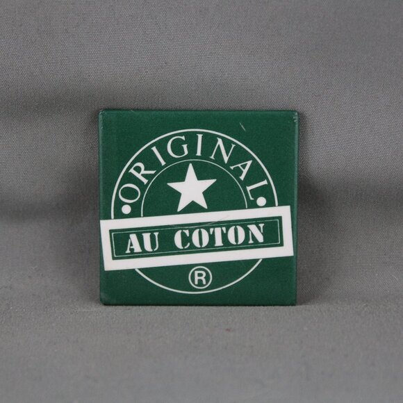Vintage Fashion Pin - Original Au Coton Canada - Paper Pin - Picture 1 of 3
